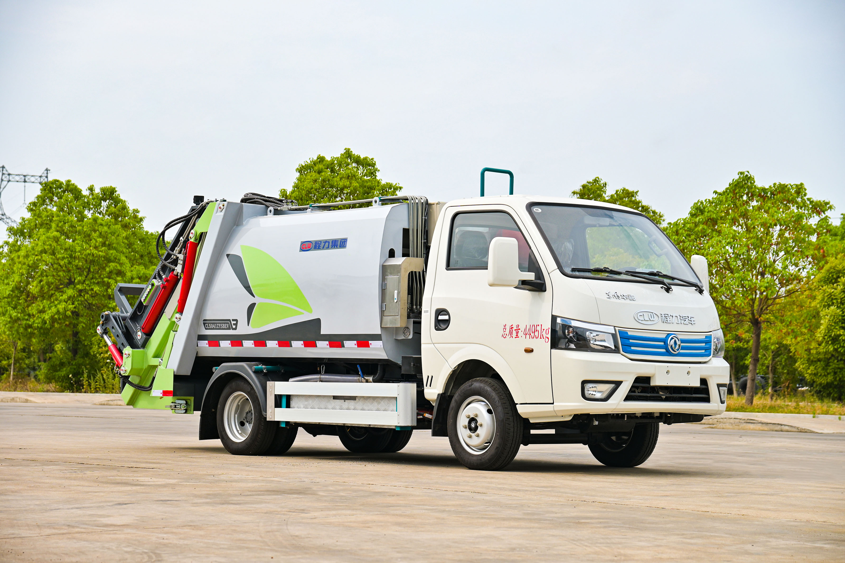 東風華神純電動4方高端壓縮垃圾車